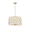 Z-Lite Harden Pendant, 5-Light, 18.25 In.W x 11.75 In.H, Modern Gold/White 1948P18-MGLD - alternate 2